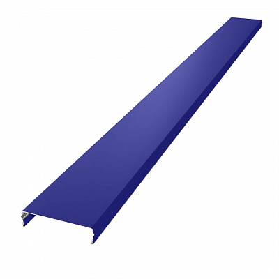 Ламель Металлопланкен ВСТАВКА 100мм на 20мм RAL5002 Синий Ультрамарин